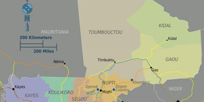 Peta Mali kawasan